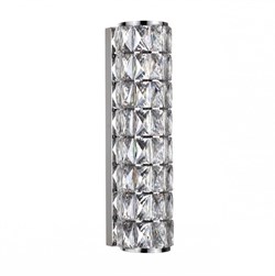 Odeon Light 4927/8WL L-VISION ODL24 483 хром/металл/хрусталь Настенный светильник LED 8W 4000K 463Лм PANTA 4927/8WL - фото 105327