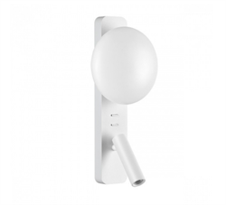 Odeon Light 7049/5WL HIGHTECH ODL25 металл/акрил белый Настенный светильник IP20 LED 1*5W ALBERGO 7049/5WL - фото 105367