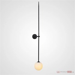 ImperiumLoft Настенный светильник LINES Ball 150 Black 178055-26 - фото 105414