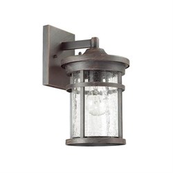 Odeon Light VIRTA Черный/Патина Уличный настенный светильник IP44 E27 60W 220V  4044/1W ODL18 718 4044/1W - фото 105464