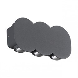 Novotech 358560 STREET NT21 000 темно-серый Ландшафтный настенный светильник IP54 LED 4000K 6W 85-265V CALLE 358560 - фото 105502