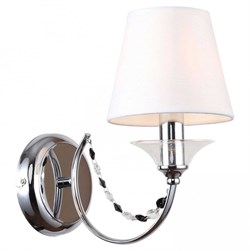 Lussole LGO Металл Хром /  Ткань/стекло Светильник настенный E14 40W LSP-8082 - фото 105710