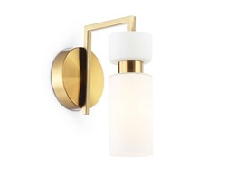 Ambrella Светильник настенный LH56130 BS/FR латунь/белый матовый E14 max 40W 150*100*210 LH56130 - фото 105740