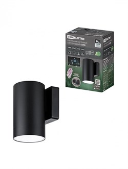 TDM Светильник настенный LED, Соло, 6 Вт, 4000 К, H160 мм, алюм./черн., IP65 SQ0345-1090 - фото 105928