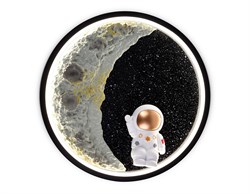 Ambrella Светильник светодиодный настенный FW11102 SBK черный песок LED 3000K/4200K/6400K 12W D300*35 FW11102 - фото 106079