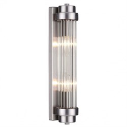 Odeon Light 4823/2W WALLI ODL21 505 никель/прозрачный Настенный светильник E14 2х40W LORDI 4823/2W - фото 106101