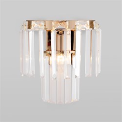 Eurosvet 10130/1 Светильник настенный золото/прозрачный хрусталь Strotskis a060646 - фото 106267