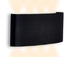 Ambrella Настенный светодиодный светильник FW144 BK/S черный/песок LED 3000K 14W 220*80*45 FW144 - фото 106284