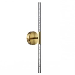 Odeon Light 4369/10WL HIGHTECH ODL23 107 полированное золото/акрил с пузырьками Настенный св-к IP20 LED 10W 315Лм 3000K SPARKY 4369/10WL - фото 106302