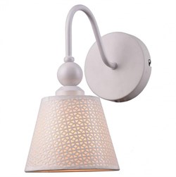 Lussole LGO Металл Белый /  Ткань Светильник настенный E27 40W LSP-8032 - фото 106304