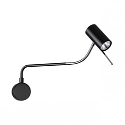 Odeon Light 4381/1W HIGHTECH ODL23 173 черный/хром/металл Настенный св-к выкл. на плафоне IP20 LED GU10 10W GIGI 4381/1W - фото 106528