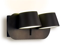 Ambrella Настенный светодиодный светильник с выключателем FW172/2 CF/S кофе/песок LED 4200K 20W 230*100*140 FW172 - фото 106710