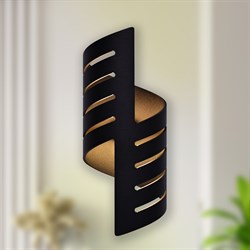 ЭРА Светильник настенный WL48 BK G9 IP20 черный Б0059818 - фото 106756