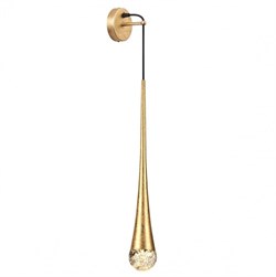 Odeon Light 4278/1W L-VISION ODL21 113 прозрачн/золот фольг-ние Настенный светильник IP20 GU10 LED 12W GOTTA 4278/1W - фото 106792