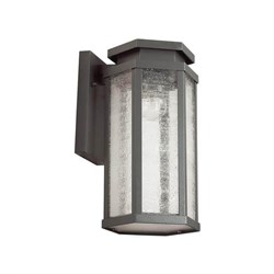 Odeon Light 4048/1W ODL18 711 темно-серый/белый Уличный настенный светильник IP44 E27 100W 220V GINO 4048/1W - фото 106886