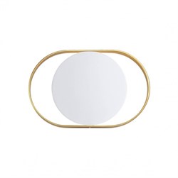 Odeon Light 4246/7WW HIGHTECH ODL21 179 бел/золотист/металл Настенный светильник IP20 LED 7W 560Лм 3000K MONDY 4246/7WW - фото 106936