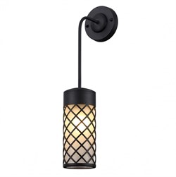 Odeon Light 4834/1W NATURE ODL21 567 черный/стекло Ландшафтный настенный светильник E27 1*60W IP44 DUNES 4834/1W - фото 107038