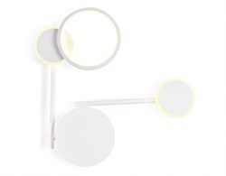 Ambrella Настенный поворотный светодиодный светильник FL5197 SWH белый песок LED 3000K 13W 445*400*60 FL5197 - фото 107205