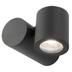 Gauss Светильник садово-парковый Sonata настенный архитектурный, 1xGU10, 142x155x70mm, 170-240V / 50Hz, Max.35W, IP54, GD151 - фото 107214