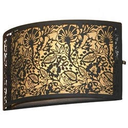 Lussole S.R.L Металл Черный /  Металл/полимер Светильник настенный E14 40W LSF-2371-01 - фото 107606