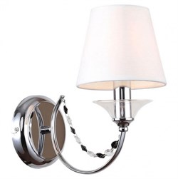 Lussole LGO Металл Хром /  Ткань/стекло Светильник настенный E14 GRLSP-8082 - фото 107800