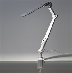 ЭРА Настольный светильник NLED-496-12W-W светодиодный на струбцине белый Б0052766 - фото 108103