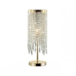 Odeon Light 5028/1T MODERN ODL23 429 золотой/прозрачный металл/хрусталь Настольная лампа E14 1*40W CHOKKA 5028/1T - фото 108129