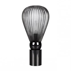Odeon Light 5417/1T MODERN ODL_EX23 17 черный хром/дымчатый/металл/стекло Настольная лампа E14 1*40W ELICA 5417/1T - фото 108315