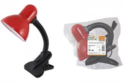 TDM Светильник настольный прищепка 40Вт, E27, красный, (мягкая упак.) Народный SQ0337-0127 - фото 108597