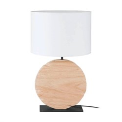 Eglo 39916 Настольная лампа CONTESSORE, 1X40W (E27), H635, сталь, дерево, черный, коричневый / текстиль, 39916 - фото 108678