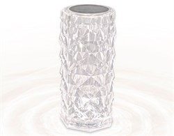 Ambrella Настольная светодиодная лампа с сенсорным выключателем DE8018 CL прозрачный LED 3000K/4200K/6400K 3W DE8018 - фото 108763