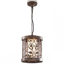 Odeon Light 2286/1 ODL12 853 патина коричневый Уличный светильник-подвес IP44 E27 100W 220V KORDI 2286/1 - фото 109211