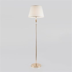 Eurosvet Классический торшер с абажуром 01072/1 золото a045214 - фото 109260