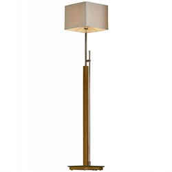 Lussole S.R.L Металл Хром / дерево Ткань Торшер E27 60W LSF-2505-01 - фото 109324