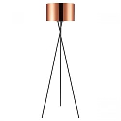 Lussole LGO Торшер без ламп черный/медный LSP-0634 - фото 109340