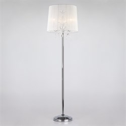 Eurosvet Торшер с абажуром 2045/3F хром/белый 00000046063 - фото 109595