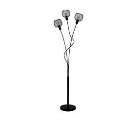 Eglo 43377 Торшер WRINGTON 1, 3X40W(E14), L340, B305, H1495, осн.?230, сталь, черный 43377 - фото 109654