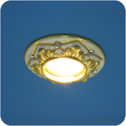 Italmac Regal 51 2 46 Светильник литой, неповоротный, MR 16, белый - золото Regal 51 2 46 - фото 109738