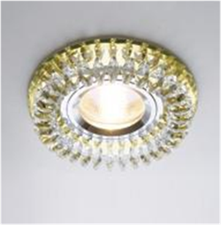 Italmac Bohemia 51 31 73 светильник декоративный из огранненого стекла, MR16, золото Bohemia 51 31 73 - фото 109752