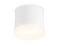 Ambrella Накладной точечный светильник GX53 с акрилом TN5353 WH белый GX53 D82*70 TN5353 - фото 109767