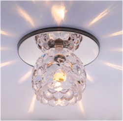 Italmac Ice 12 5 05 Светильник с ограненным стеклом,цветок, хром, GU5.3 Ice 12 5 05 - фото 109787