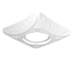 Gauss Светильник Gypsum Exclusive Gu5.3 1/24  белый GY016 - фото 109841