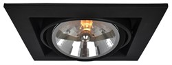 Arte Lamp Cardani Черный Светильник точечный встаиваемый 1x50W 1xG5,3 1x500lm A5935PL-1BK - фото 109890