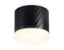 Ambrella Накладной точечный светильник GX53 с акрилом TN5355 BK черный GX53 D82*70 TN5355 - фото 110083