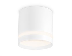 Ambrella Накладной точечный светильник GX53 с акрилом TN5371 WH белый GX53 D82*80 TN5371 - фото 110086