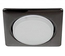 ЭРА KL71 BK /1 (к) Светильник под лампу Gx53 квадр.,220V, 13W,черный металл (40/960) Б0048957 - фото 110160