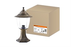 TDM Светильник Прага Эл-11-72Б 60 Вт Е27 напольный бронза, прозрачный плафон SQ0330-0532 - фото 110257