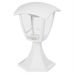 Садово-парковый светильник ЭРА ДТУ 07-8-001 Валенсия белый 4 гранный напольный IP44 светодиодный 8Вт 3000K Б0064284 - фото 110351
