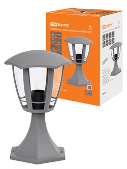 TDM Светильник садово-парковый "СИТИ" НТУ 07-60-003 У1 6-ти гранник напольный серый SQ0330-1327 - фото 110376