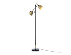 Ambrella Светильник напольный с выключателем на проводе TR97125/2 GD/BK золото/черный E27*2 max 40W D130*223*1460 TR97125 - фото 110407